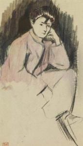Jeune Femme by Fernand Piet