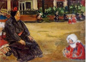 Au Jardin Public by Fernand Piet
