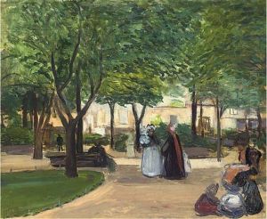 Parc Monceau, Paris by Fernand Piet