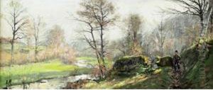 La Marche Dans La Foret by Ludovic Piette