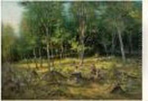 Jeux D'enfants Dans Le Bois by Ludovic Piette