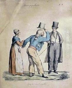 Scenes Populaires by Edme Jean Pigal