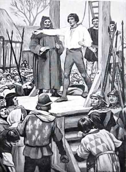 The Execution of Perkin Warbeck - view 1
