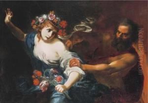 The Abduction Of Proserpine by Simone Pignone