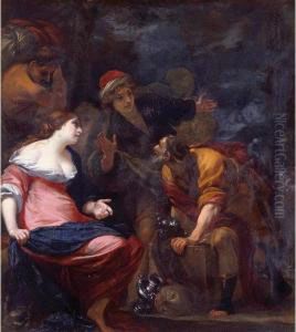 Laban Searching For The Household Idols by Simone Pignone