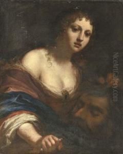 Judith With The Head Of Holofernes by Simone Pignone