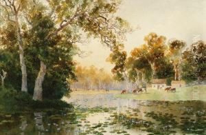 Homestead By A Lake