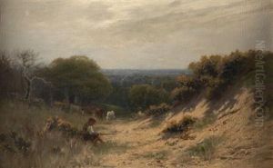 Boy Sitting On A Country Path by Sidney Pike