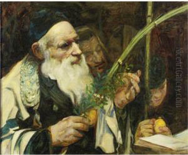 Examining The Lulav - view 1