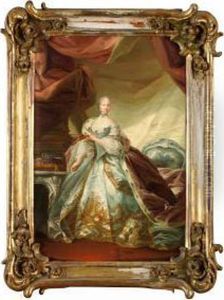 Drottning Juliane Marie Av Danmark by Carl Gustav Pilo