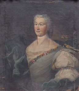 Portrait Of A Lady by Carl Gustav Pilo