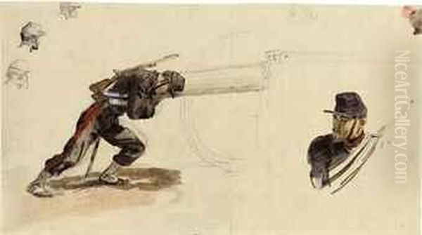 Studies Of Soldiers - view 1