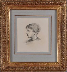 Portrait Of Eugene Vilet by Isidore Alexandre Augustin Pils