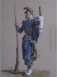 French Soldier by Isidore Alexandre Augustin Pils