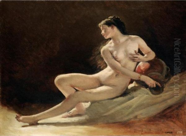 La Figure De La Seine, Etude Pour L'opera Garnier A Paris - view 1