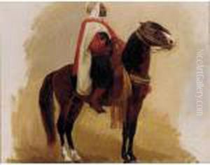 Arab Chief On Horseback Arab Chief On Horseback