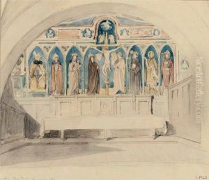 The Chapel Of San Benedetto by Isidore Alexandre Augustin Pils