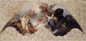L'olympe, Projet De Fresque by Isidore Alexandre Augustin Pils