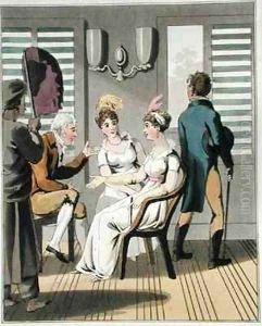 A European Lady by Charles D'Oyly