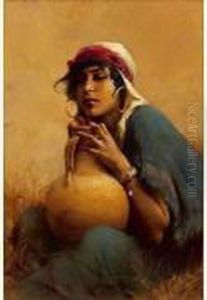Jeune Arabe A La Cruche Jeune Arabe A La Cruche