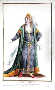 Hyu Chen wife of Genghis Khan by Pierre Duflos