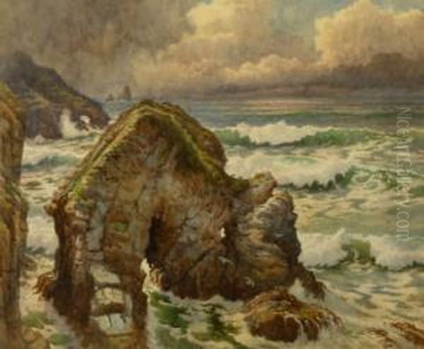 Shag Rock Perranporth - view 1