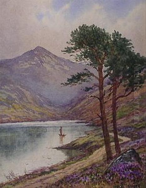 Sailingvessel On Lake - view 1