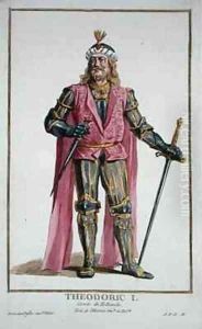 Theodoric I 1053-82 Count of Holland by Pierre Duflos