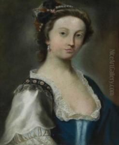 Halbportrat Einer Jungen Dame by Robert Edge Pine
