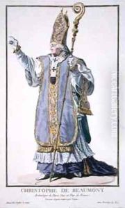 Christophe de Beaumont Archbishop of Paris by Pierre Duflos