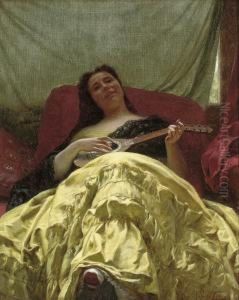 A Seductive Melody by Louis-Emile Pinel De Grandchamp