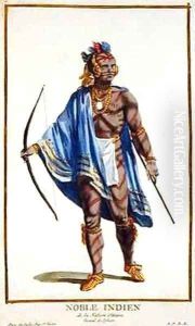 A Noble Indian from the Ottawa Nation by Pierre Duflos