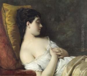 Sleeping Beauty. by Louis-Emile Pinel De Grandchamp