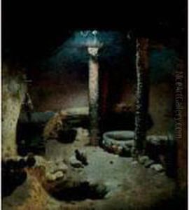 Interieur En Tunisie,1890 by Gustave Nicolas Pinel