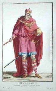 Charlemagne 742-814 by Pierre Duflos