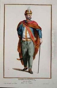 Raja Singa King of Ceylon by Pierre Duflos