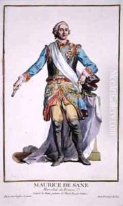 Maurice of Saxony 1696-1750 by Pierre Duflos