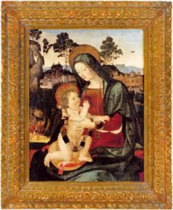 Madonna Con Bambino by Bernardo Pintoricchio