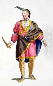 Cunne Shote Chief of the Cherokees by Pierre Duflos