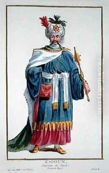 Emperor Kaugun from Recuil des Estampes - view 1