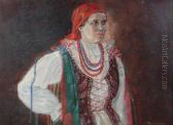 Kobieta W Krakowskim Stroju - view 1