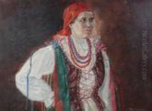 Kobieta W Krakowskim Stroju
