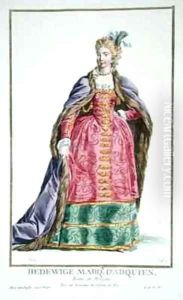 Hedwige Marquise dArquien 1373-99 Queen of Poland by Pierre Duflos