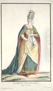Queen Isabelle of Bavaria 1371-1435 by Pierre Duflos