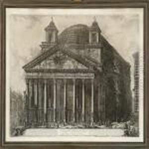Veduta Del Pantheon D'agrippa by Giovanni Battista Piranesi