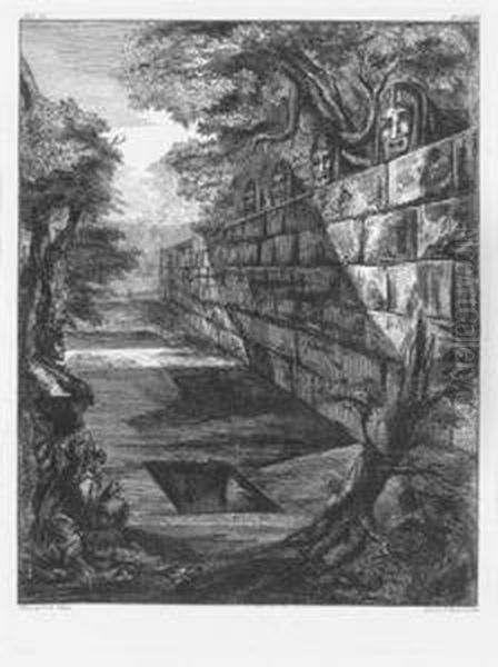 Mauer Mit Tragischen Masken In Pompeji - view 1