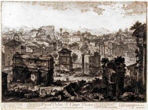 Veduta Di Campo Vaccino by Giovanni Battista Piranesi