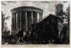 Veduta Del Tempio Della Sibilla In Tivoli