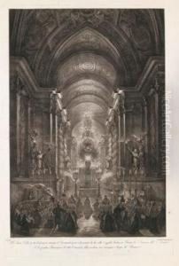 Capella Paolina In Vaticana La Domenica Dell""""avvento by Giovanni Battista Piranesi
