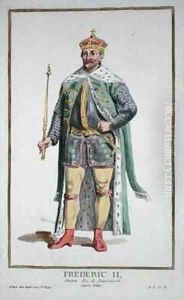 Frederick II 1534-88 King of Denmark by Pierre Duflos